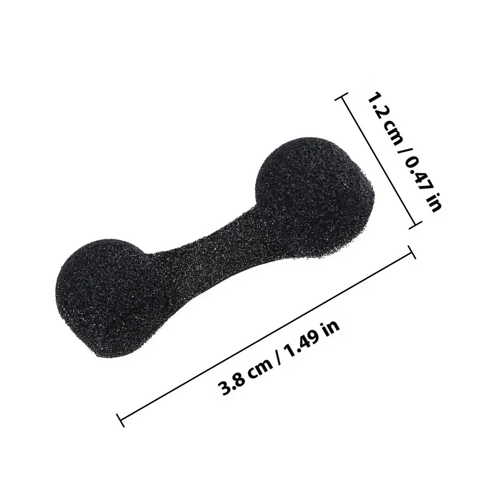 50Pcs Invisible Dustproof Nose Plugs High Efficiency Breathable Filters for Dust Protection Woodworking Outdoor Use Soft Sponge