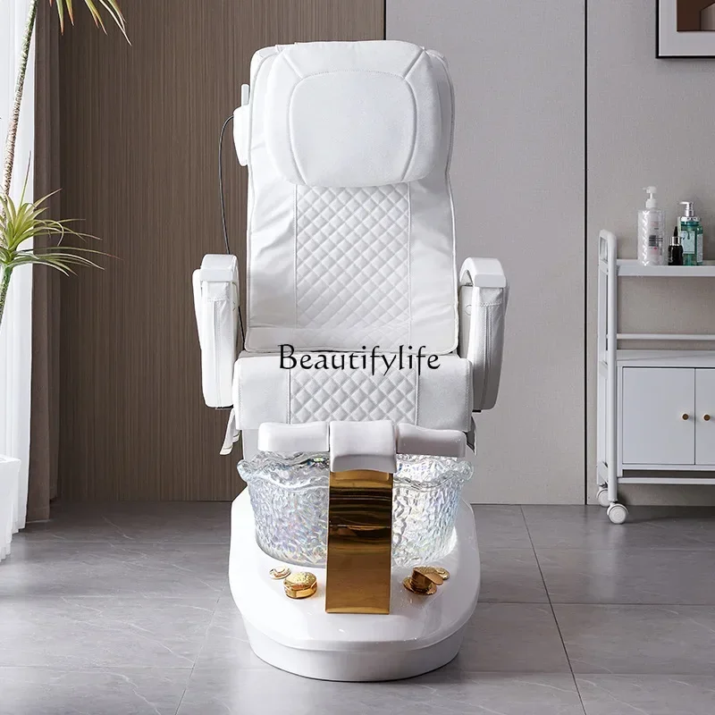 

02Nail Art Sofa Beauty Foot Bath Electric Lounge Chair Eyelash Beauty Foot Massage Eyebrow Tattoo Foot Wash Chair