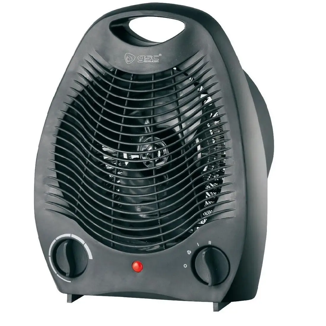Maxhome-Zwarte Verticale Kachel 2000W Tupa (Gsc 301000021)