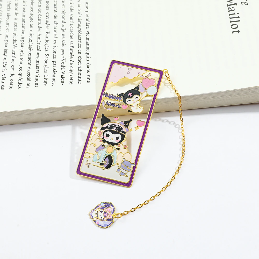Sanrio Series Bookmarks Metal Kurome Bookmarks Birthday Gift for Daughter Valentine's Day Gift for Wife