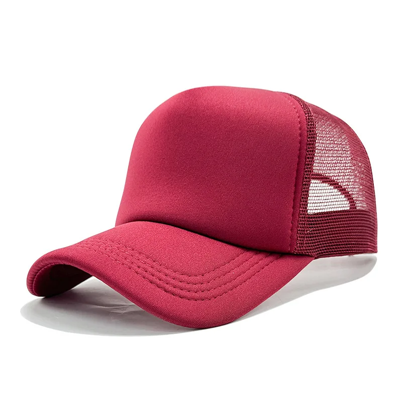 Op maat bedrukt logo Unisex Cap Casual effen baseball cap Verstelbare snapback hoeden Hip Hop Trucker Cap