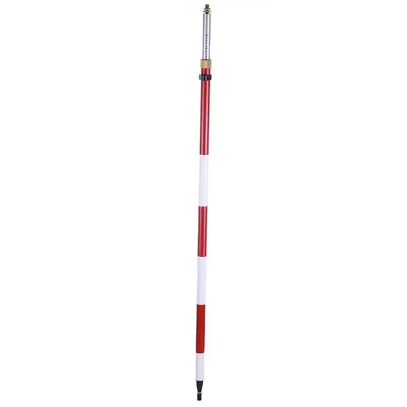 High Quality Pole 2.15m /5.1m Prism Pole for Surveying Instrument Total Station