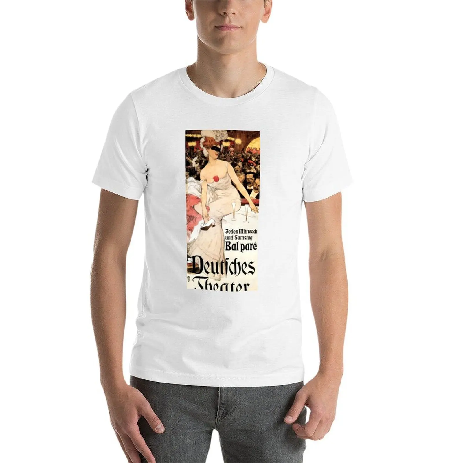 PARE BAL ملصق الإعلان Munzer t Adolf man تي شيرت كلاسيكي بواسطة الألمانيا قميص المسرح