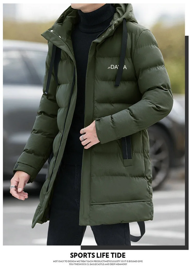 

Winter ski jacket men's windproof and warm skiing white goose down jacket snow jacket outdoor hiking, fishing, camping, cycling