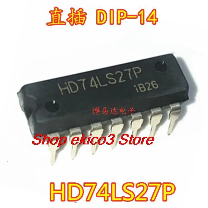 5pieces Original stock  HD74LS27P SN74LS27N DIP14 /