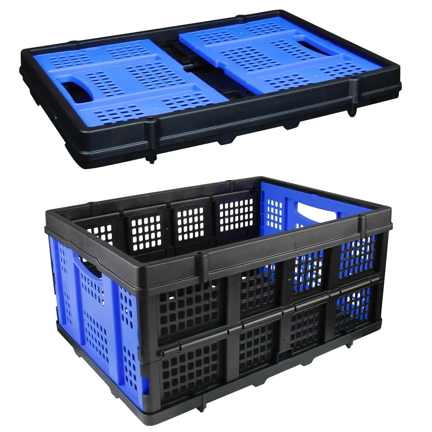 Multi-use Foldable Grocery Cart Four Wheel Mobile Folding Platform Trolley Structure Shopping Hand Truck