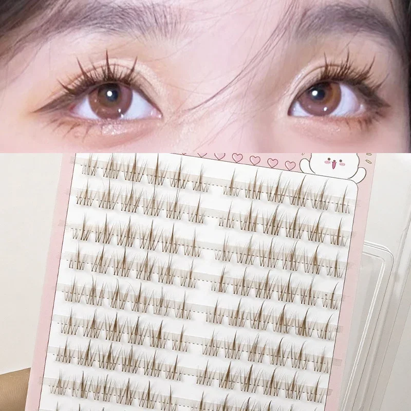 Sonnenblume Falsche Wimpern Natürliche Simulation Fee Cos Nerz Wimpern Verlängerung DIY Individuelle Segmentierte Auge Wimpern Augen Make-Up