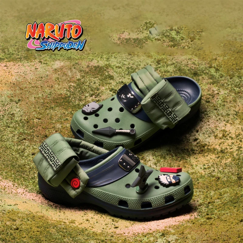 

Летние уличные пляжные сандалии унисекс 2026 Naruto Co-Branded: легкие, удобные, нескользящие, для всей семьи