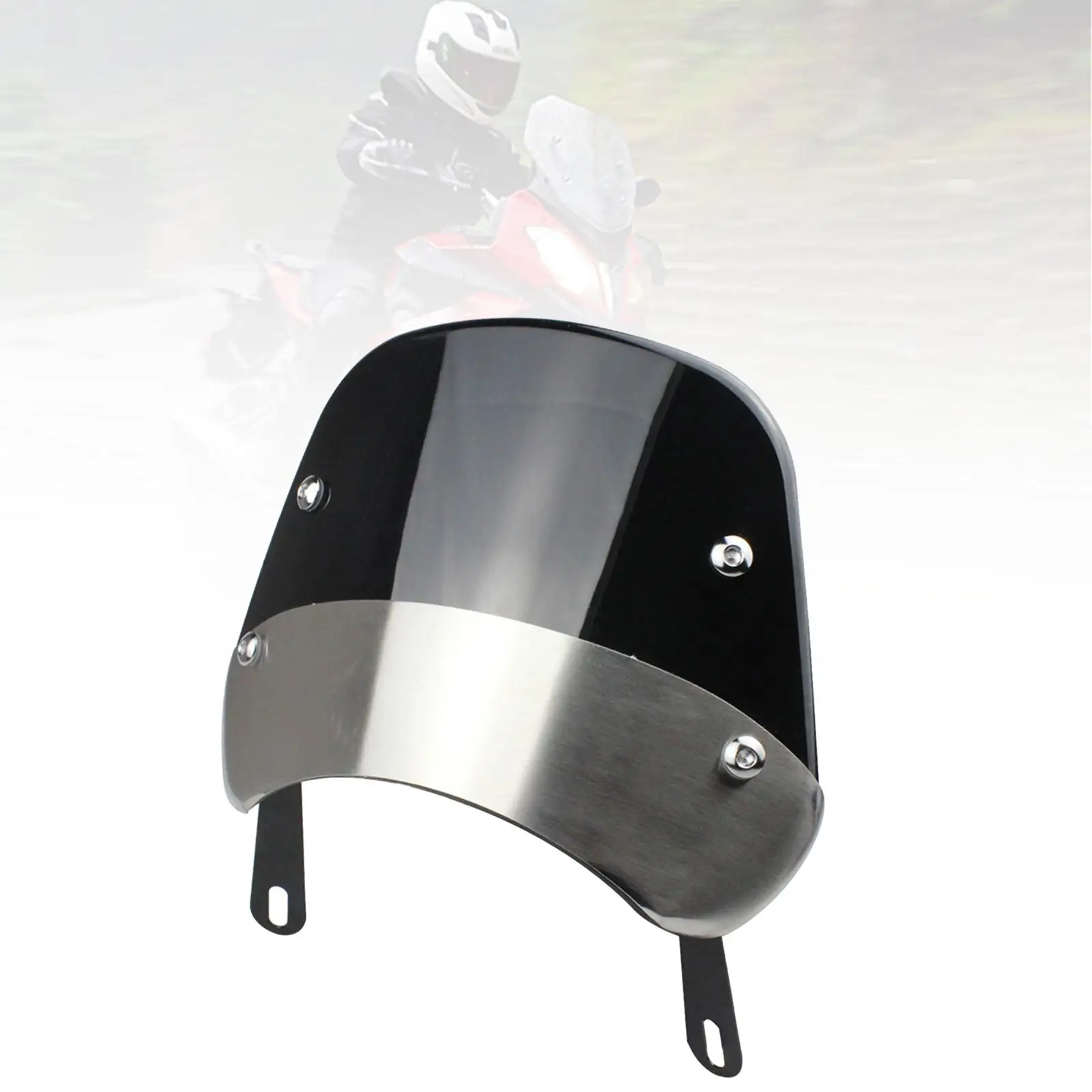 

Motorcycle Windshield Kits Easy to Assemble and Disassemble Motorcycle Fairing Wind Deflector Motorcycle Windshield Wind Screen