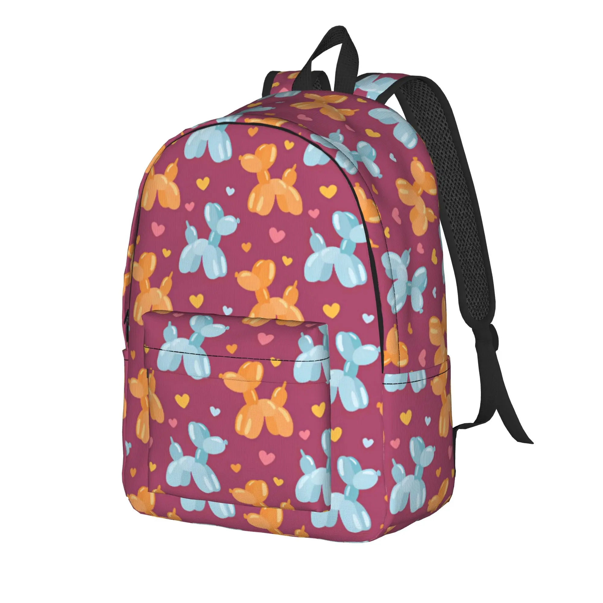 Balloon Dog Cattoon Backpack  Hiking Backpacks Student Elegant High School Bags Designer Print Rucksack