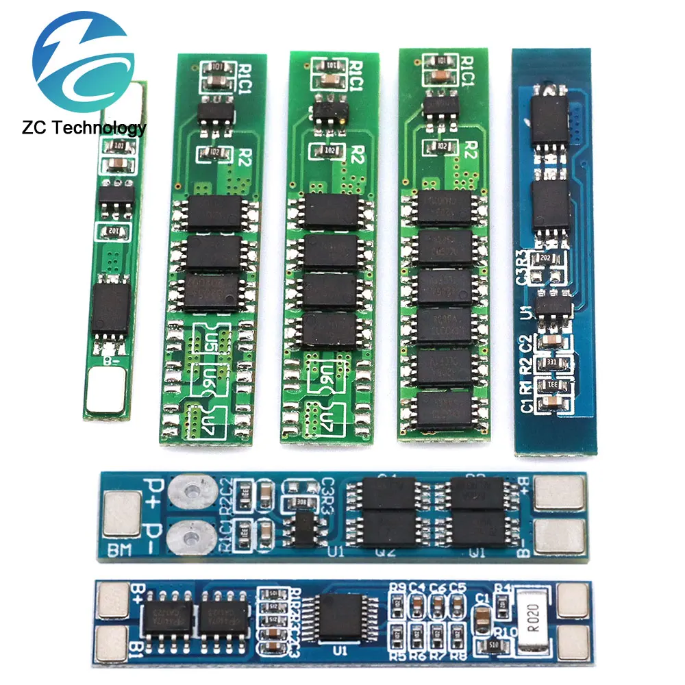 1S 2S 3 4 6MOS litowo-jonowy BMS PCM 7.4V 8.4V płyta ochronna 2.5A 3A 5A 7.5A 10A 15A Pcm dla 18650 akumulator litowo jonowy li baterii