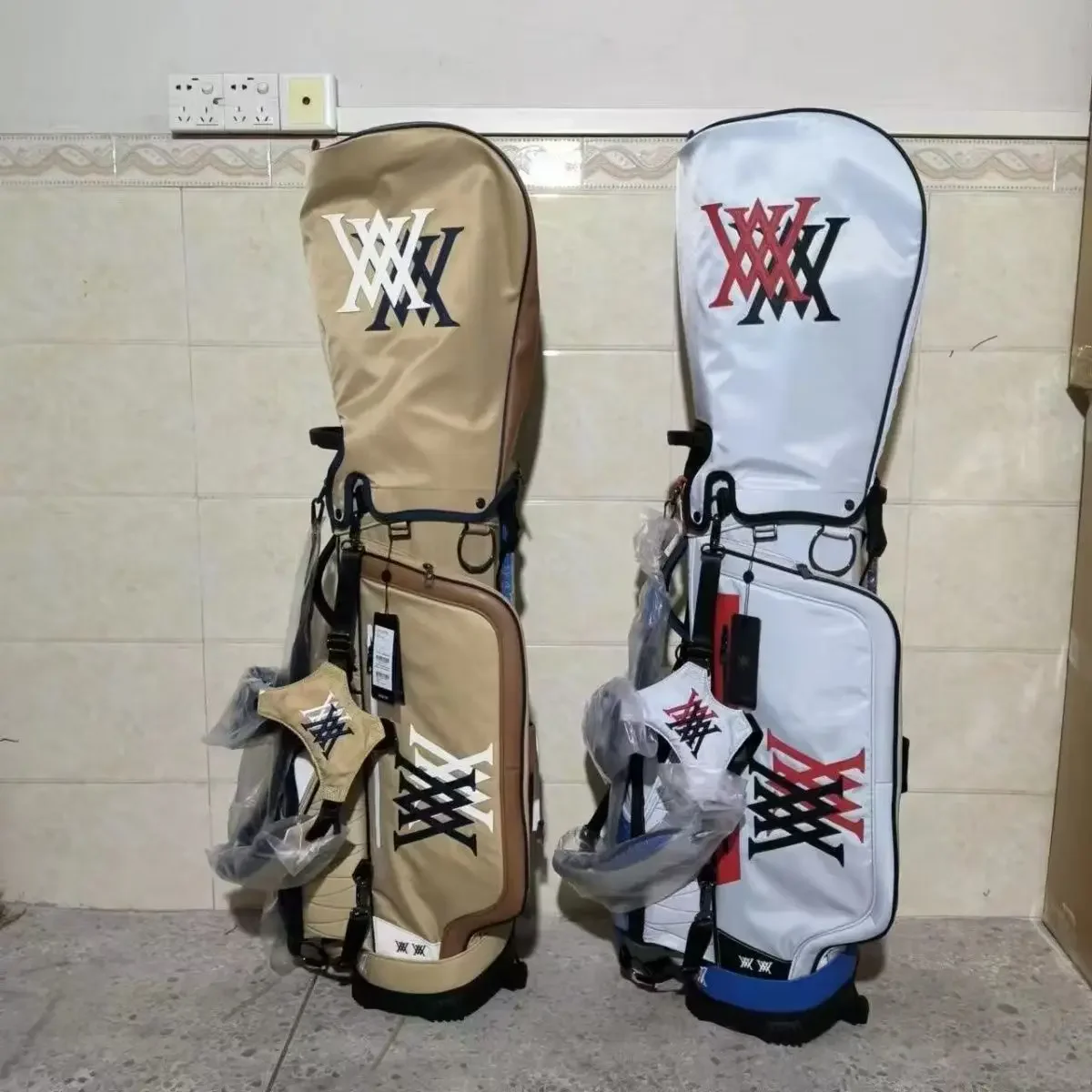 New Golf Caddy Bag Men Women Bracket  Multifunctional Club Nylon Pu Waterproof 