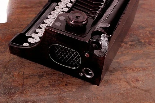 Simulation Old Typewriter Old Button Printer Retro Old Goods Simulation Iron Art Handmade Model Props