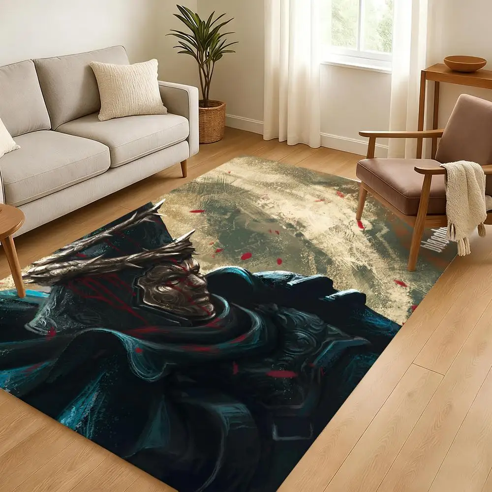 Blasphemous Game Floor Mat Soft Thickened Absorbent Non-Slip Bedroom Living Room Door Mat Home Decor Flannel Rugs