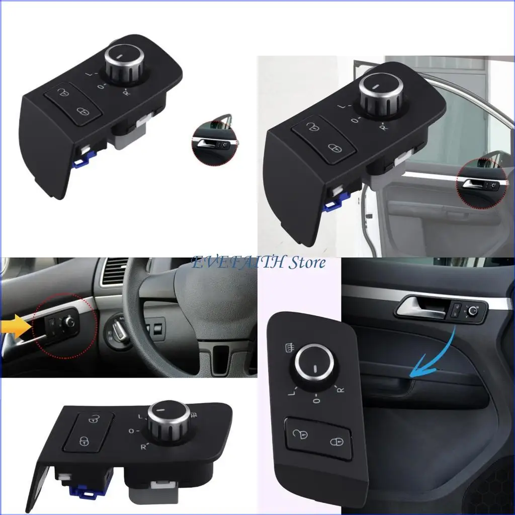 

124B Multifunction Central Lock And Mirror Switches 1TD959565 for Select Model Central Lock Switches Easy Installation