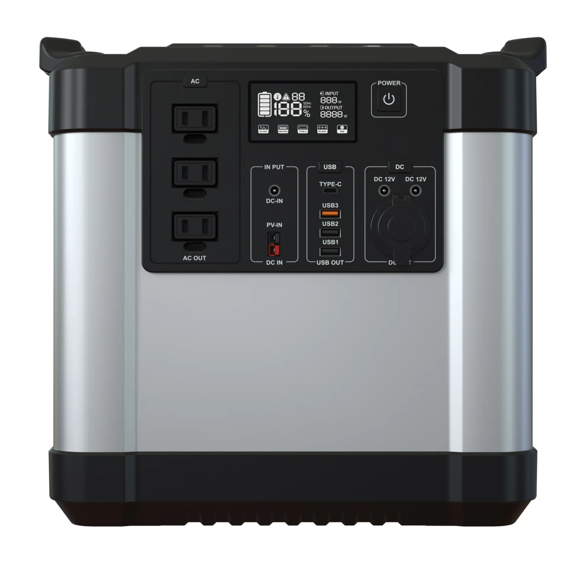 110V 220V Portable 2200Wh Power Station For Laptop Notebook Over-Discharging Protection 2000W