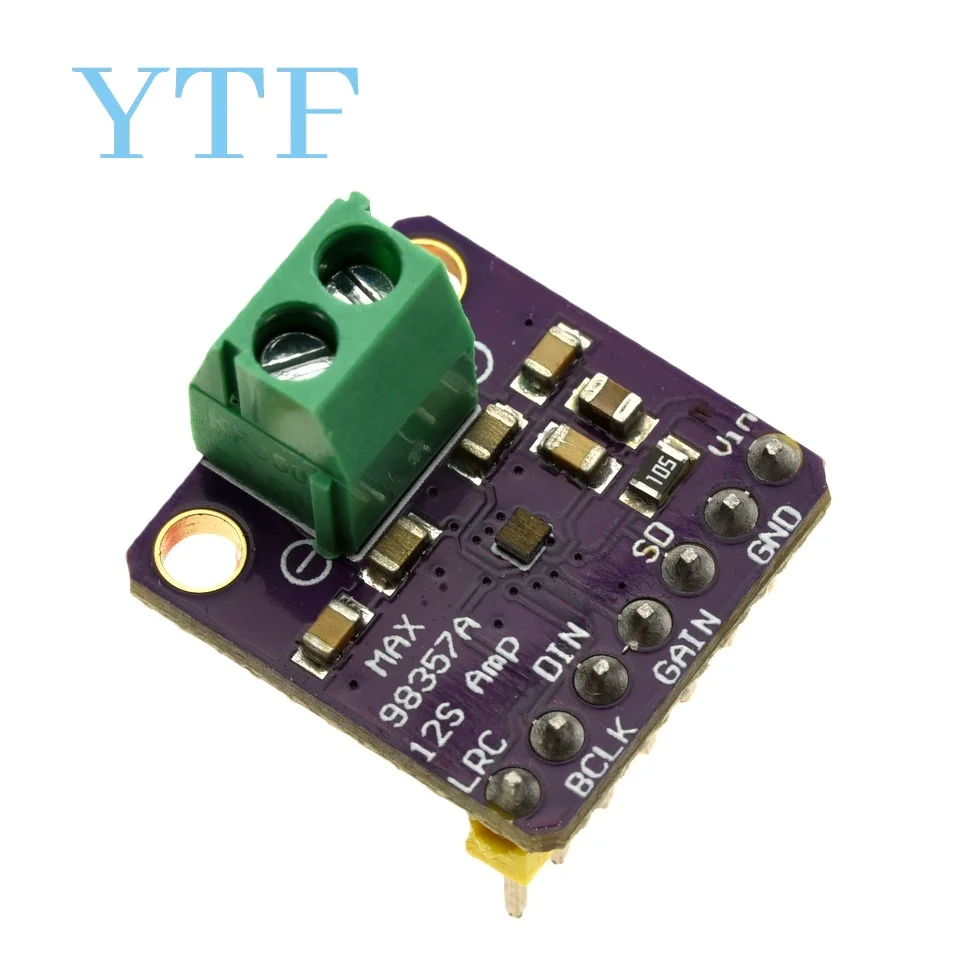 1-50pcs MAX98357A I2S Class D Audio Amplifier – 3W Digital Power Module for DIY Speakers & Smart Voice Systems