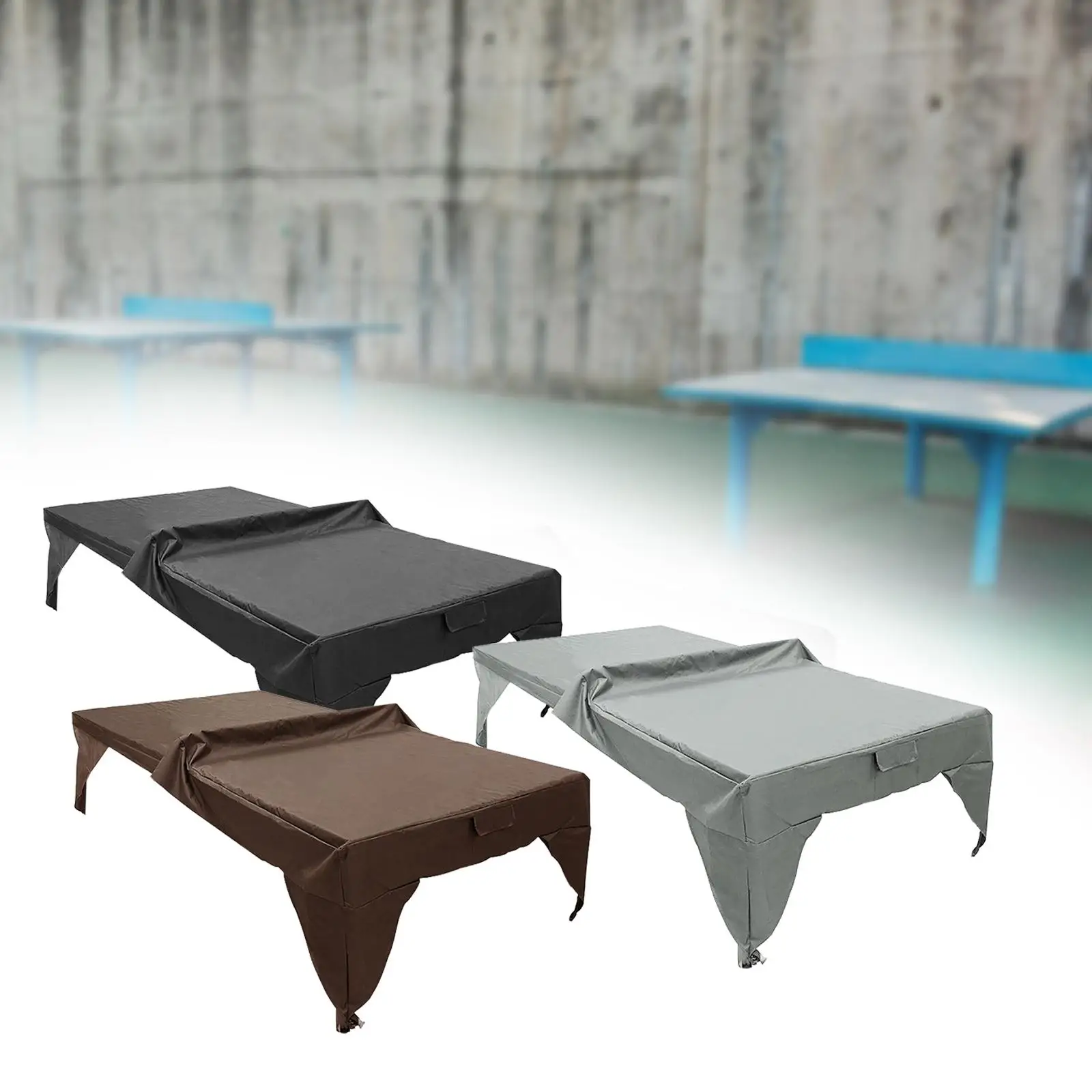 Ping Pong Table Cover Ping Pong Accessories Premium Courtyard Sun Protection Water Resistant Table Tennis Table Cover Dust Cover