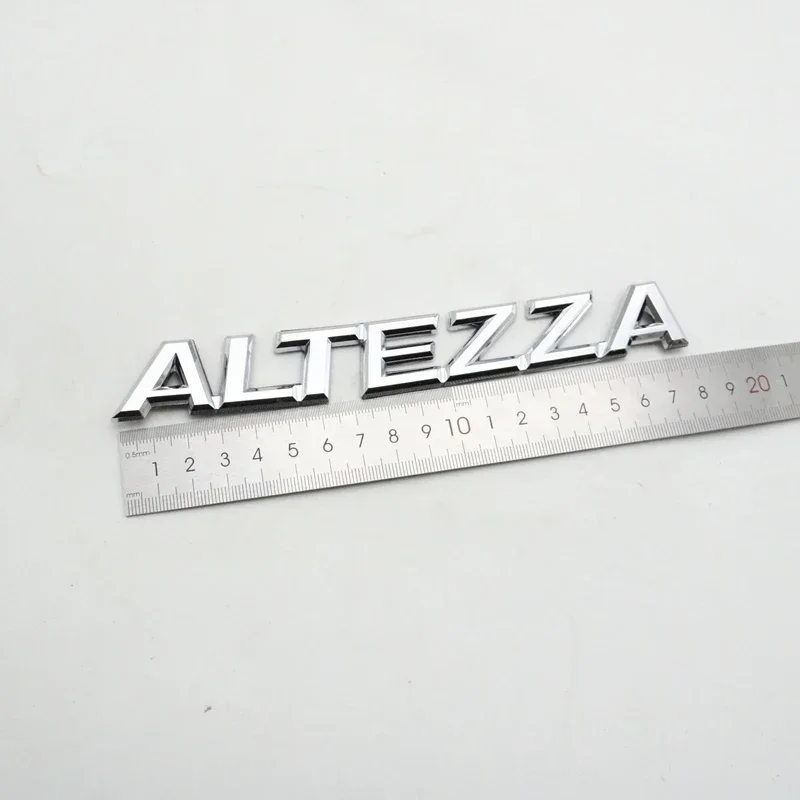 Car Sticker Altezza Emblem Logo Badge Chrome Letter Rear Trunk Decal For IS200 IS300 2001-2005