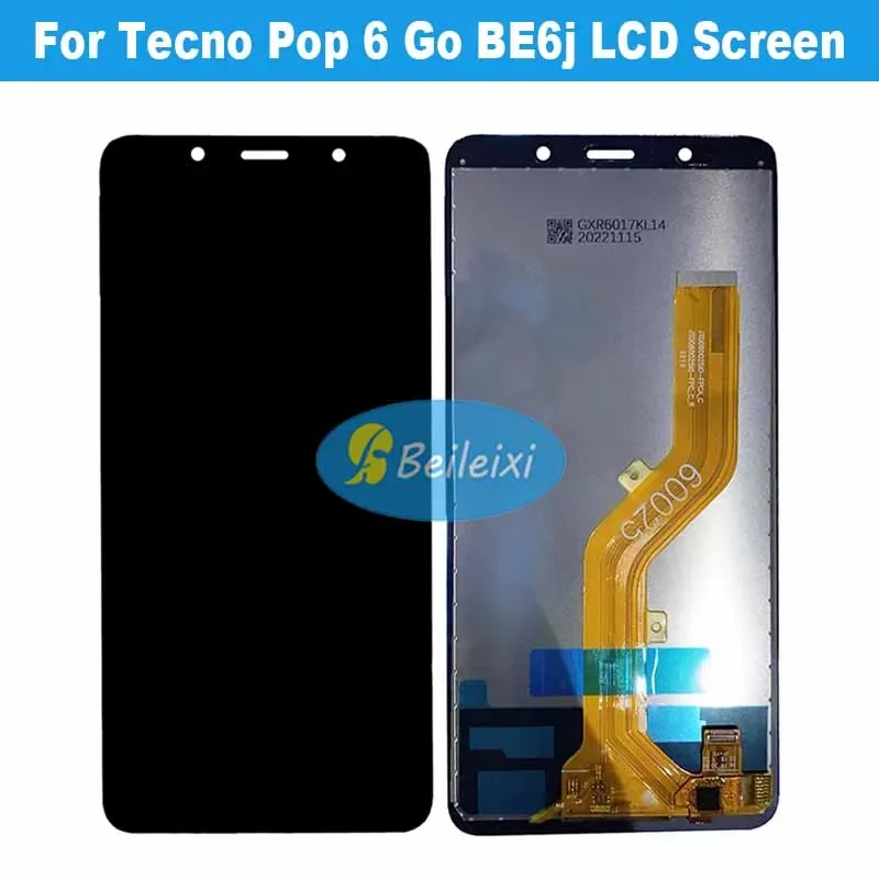 

For Tecno Pop 6 Go BE6 BE6j LCD Display Touch Screen Digitizer Assembly Replacement Parts