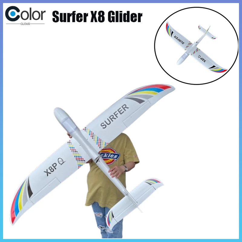 

Surfrider X8 Drifter 1400mm Fixed Wing Remote Control Aeromodel Airplane Portable Foam Glider Epo Detachable Wing Children Gift