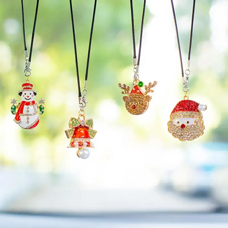 Christmas Car Ornaments Christmas Decorative Tree Ornament Car Interior Accessory Cute Festive Hanger For Christmas Tree