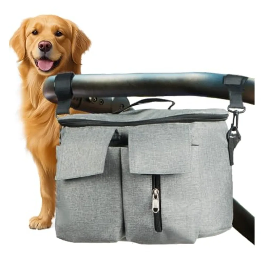 

Dog Travel Bag Dog Camping Essentials Traveling Accessories Dog Mom Gifts Dog Supplies Food Container Organizer for Pet Strolle