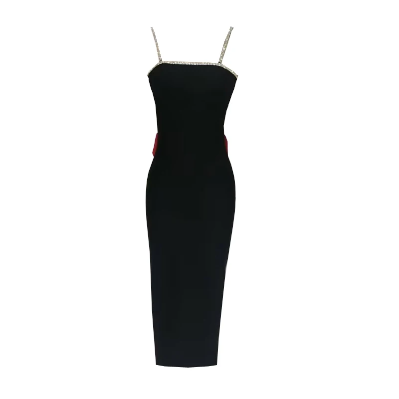 Nuevo Pure Desire vestido sin tirantes con cuello Halter para mujer, falda con lazo picante y espalda descubierta, vestido Sexy de fiesta para discoteca de noche