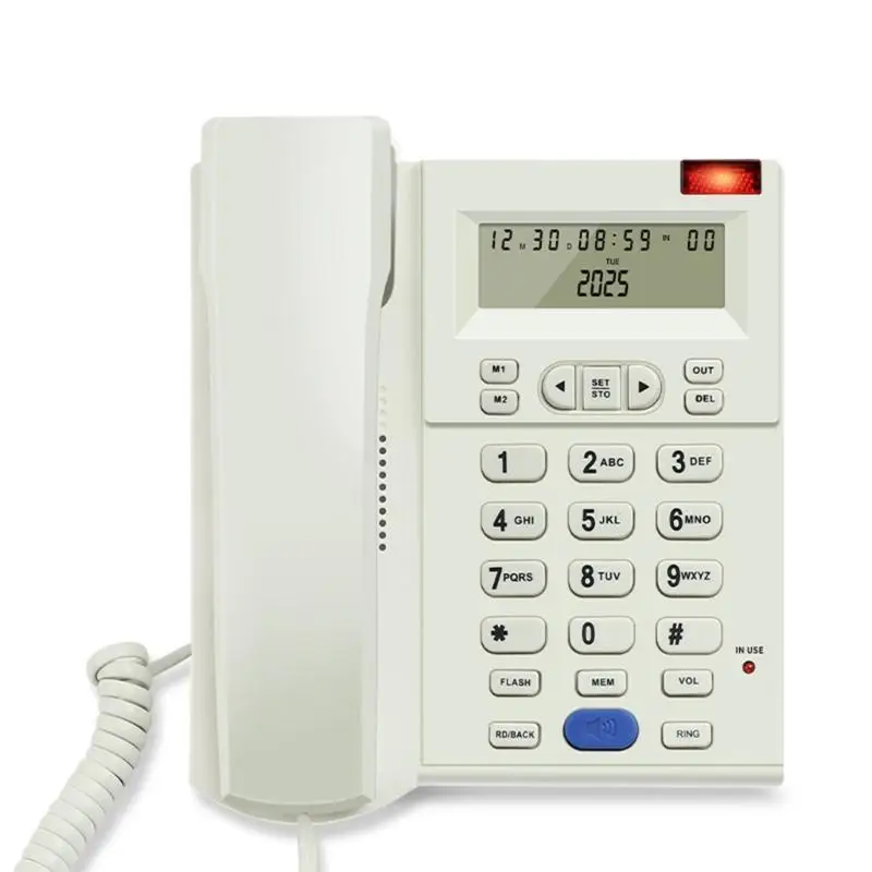 652F Corded Phone Landline Home Phone Landline Phone Landline Telephone Call Display
