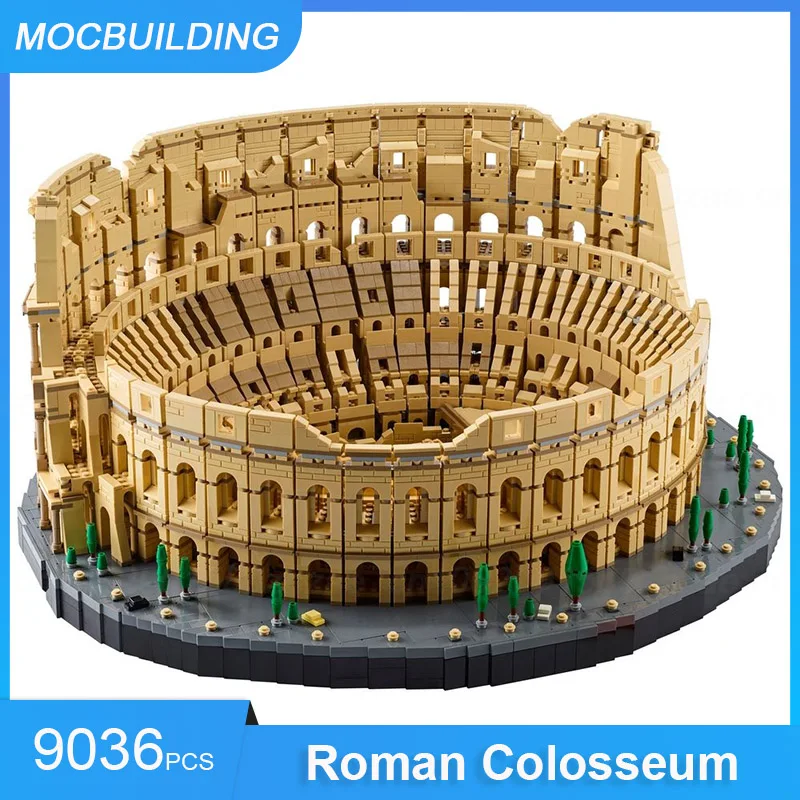 

9036PCS Building Blocks Roman Colosseum Architecture Model DIY Assemble Bricks Collection Display Creative 10276 Toys Gifts