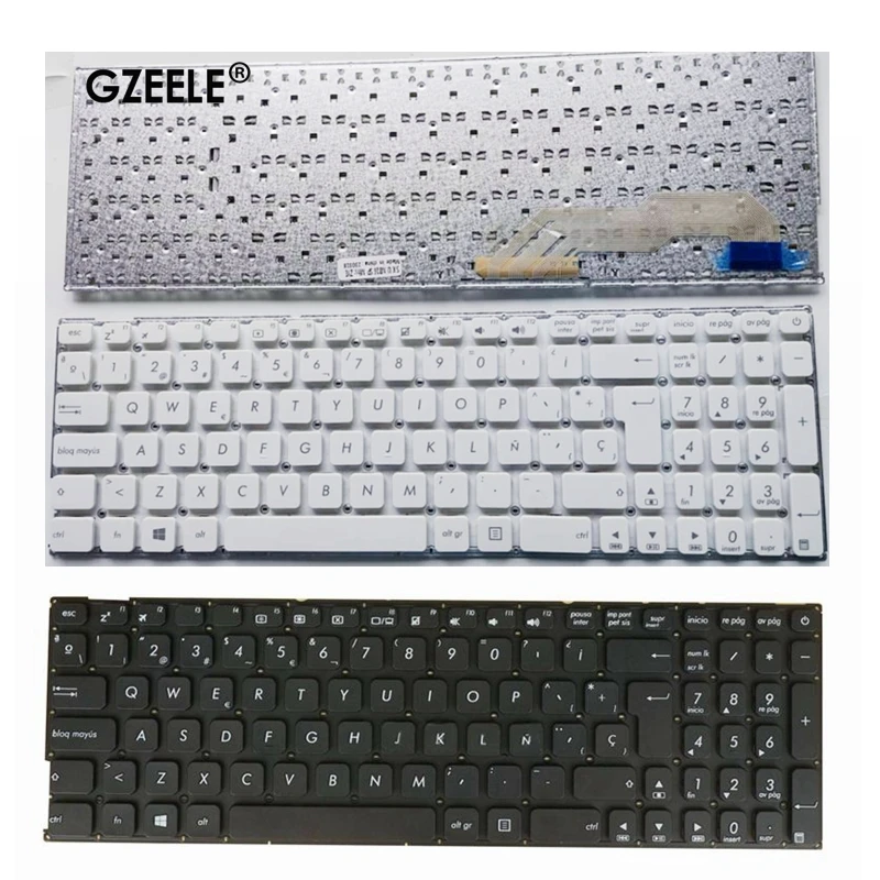 UK/BR/SP Hiszpańska klawiatura do Asus X541/NC/NA/SC/SA/LA/LJ K541/U/UA/UV/UJ D541SC R541U VM592/UJ/L/N K541 A541U F541U LA