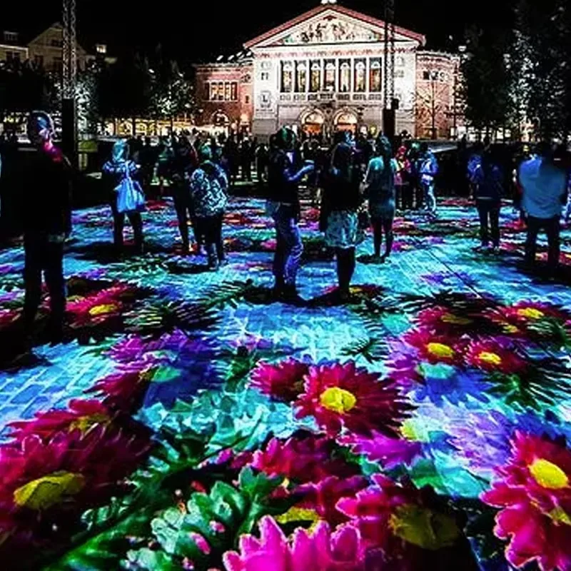 

[Hot Sale] Holograghic Projection Advertising Equipment Interactive Floor Projector