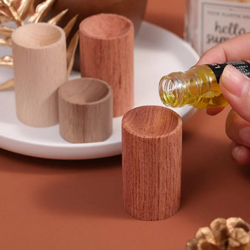 1-10Pcs Wooden Aroma Diffuser Essential Oil Diffuser Sticks Wood Aroma Dispenser for Car Home Office Wardrobe Bedside Decoration