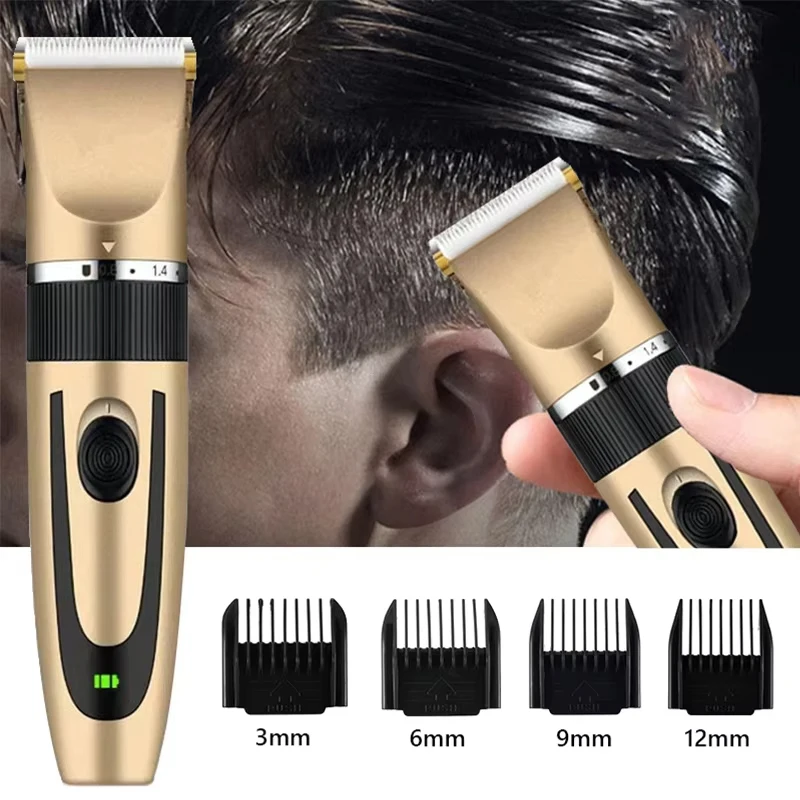 Electric Hair Trimmer Shaver Home Trimmers for Men Hair Clipper Professional Rechargeable Barber hair Cutting Machine