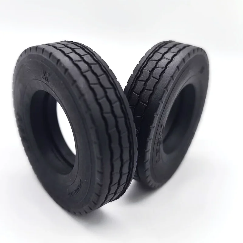 RC 1/14 Truck Small Tires S-1279 Diameter 58MM High-Quality Rubber Tread Suitable for LESU Semi-Trailer Truck DIY Accessory Toy