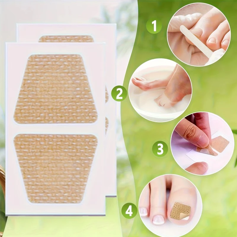 100pcs Miracle Tea Tree Oil Nail Patch - Gentle and Breathable, Suitable for Toenails - Easy to Use view 6