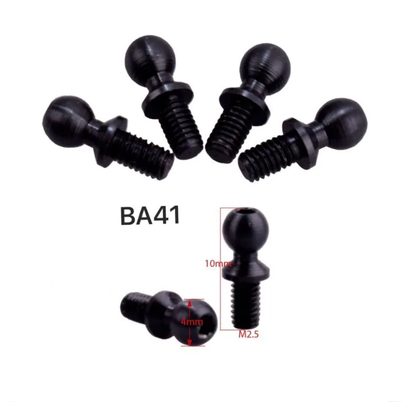 For 1/10 1/16 1/18 RC Car Tie Rod Shock Ball End 4mm 4.8mm 5.8mm