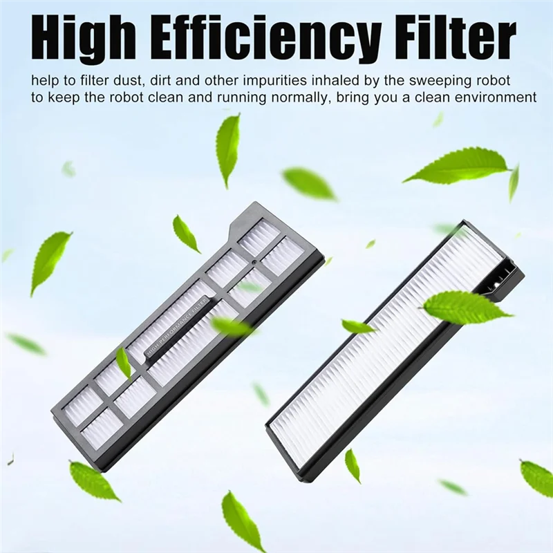 ABBK-Compatibel Voor Eufy X10 Pro Onmi Vervanging Belangrijkste Zijborstel HEPA Filter Mop Pads Stofzakken Onderdelen accessoires