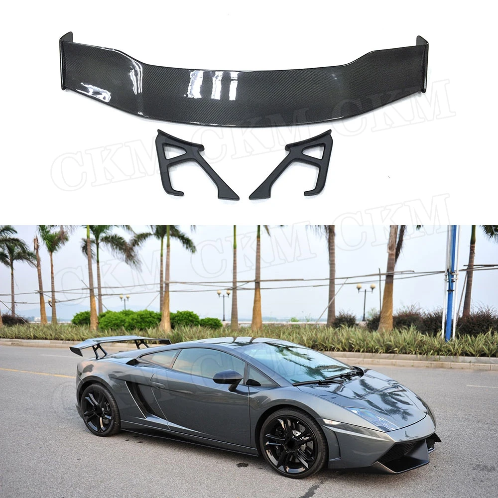 

Carbon fiber Material Rear Trunk Lip Spoiler Case for Lamborghini Gallardo LP550 LP560 LP570 G Style Spoiler