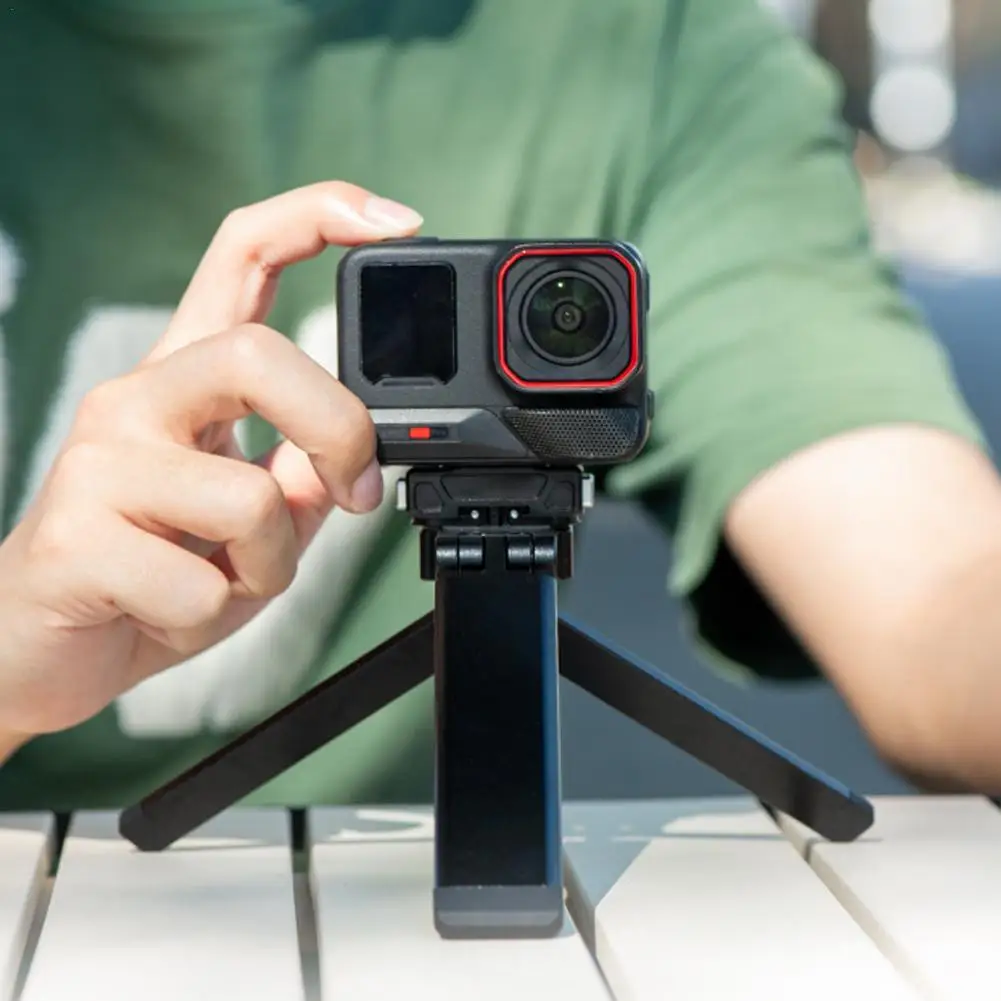 

For Insta360 X5 Magnetic Tripod Quick Release Tripod Selfie Stick Aluminum Alloy Magnetic Mount Base Accessories With 1/4" Screw