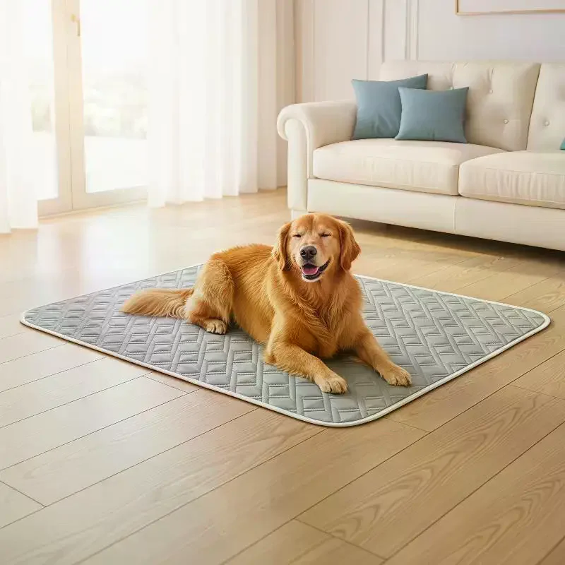 1 Pc Pet Cooling Pad Ceiling Washable and Anti Slip Bottom Large Dog Cooling Bed and Cat Ice Pad Cooling Pad for Pets