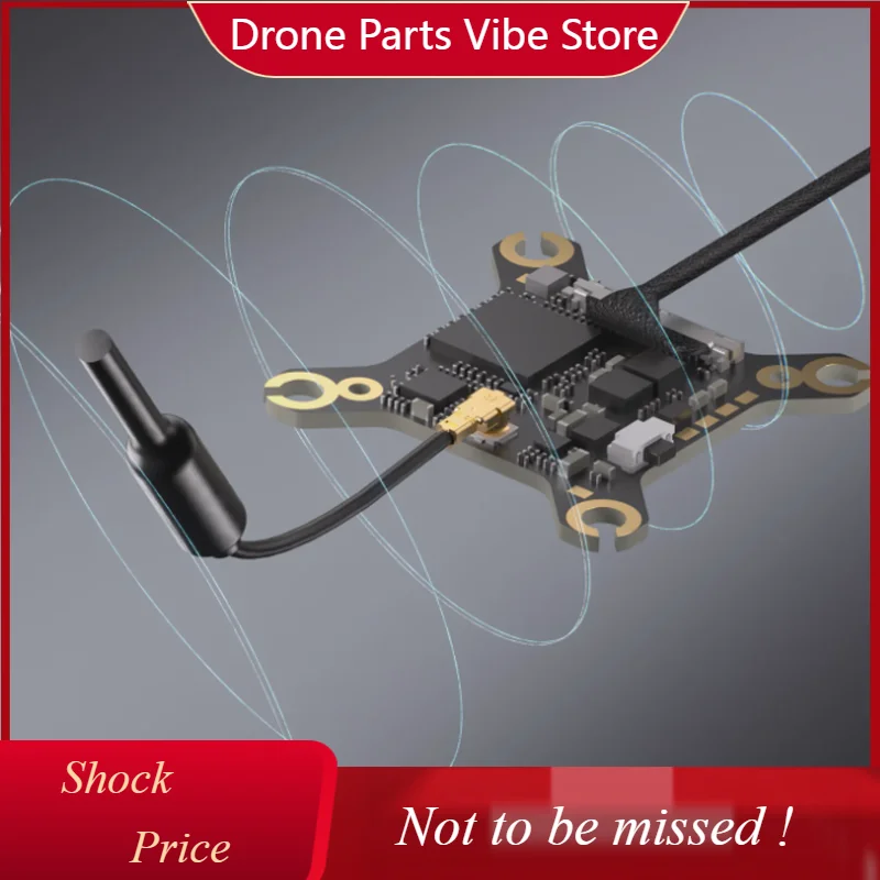 

DP CADDX Ascent Lite VTX 6g Mini FPV Camera - 147° Ultra Wide Angle HD 3KM Range for RC Car Drone