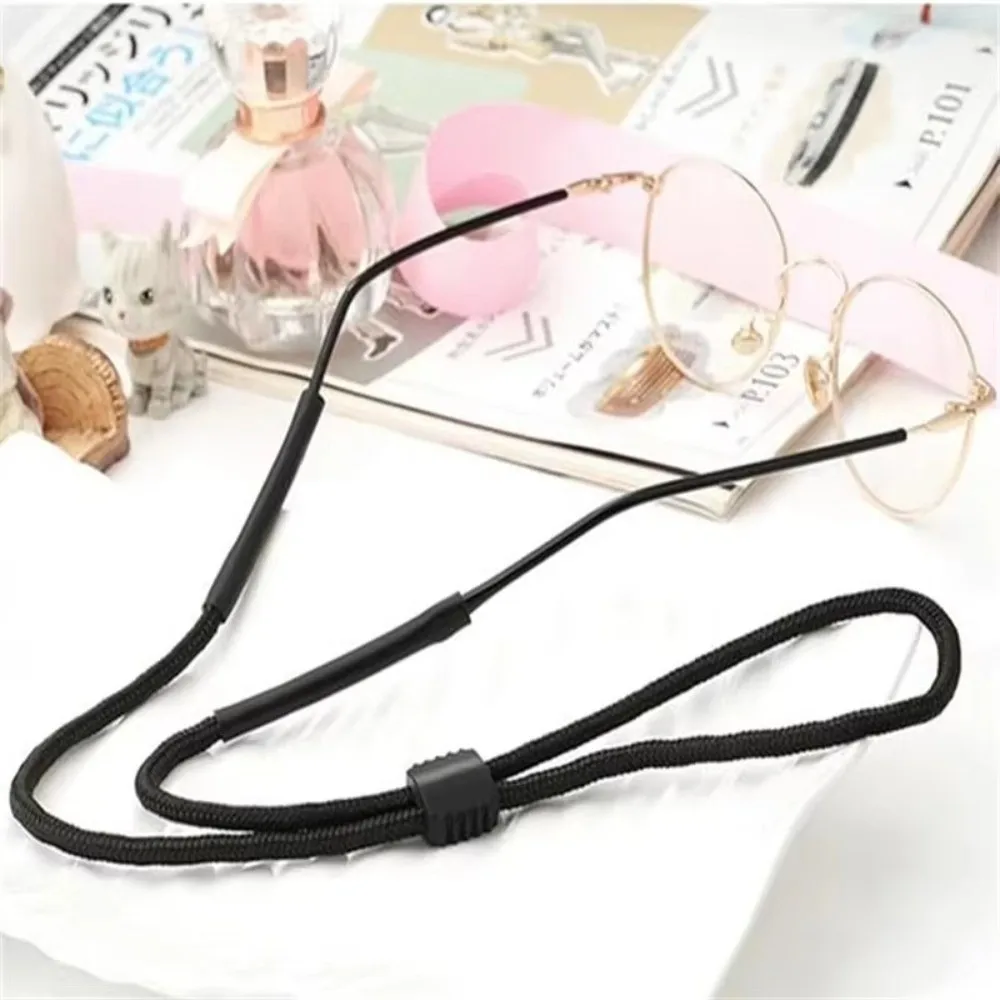 1PC Fashion Polyester Anti-slip Glasses Strap Rubber Anti-slip Sunglasses Lanyard Multicolor Adjustable Eyewear Holder Swimming