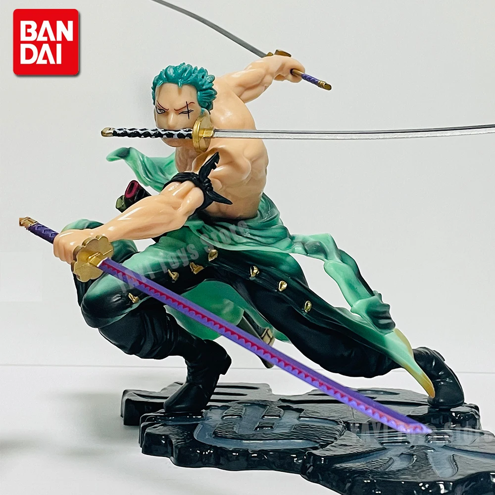 Hot Een Stuk 10 cm Anime Figuur GK Roronoa Zoro Drie-blade Sa-maximale Manga Anime Standbeeld action Figure Collection Model Kid Speelgoed