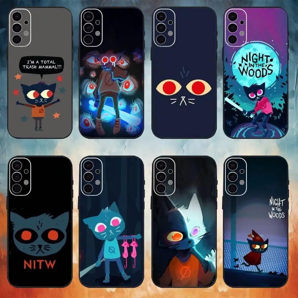 Adventure Games Night In The Woods Phone Case For Samsung S26,25,24,23,22,21,20,30,Ultra,Plus,Fe,Lite Black Shell