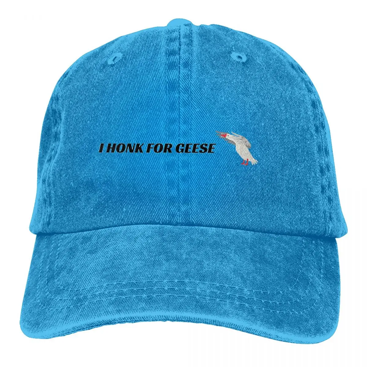 Untitled Goose Game Honk Multicolor Hat Peaked Women's Cap Geese Personalized Visor Protection Hats