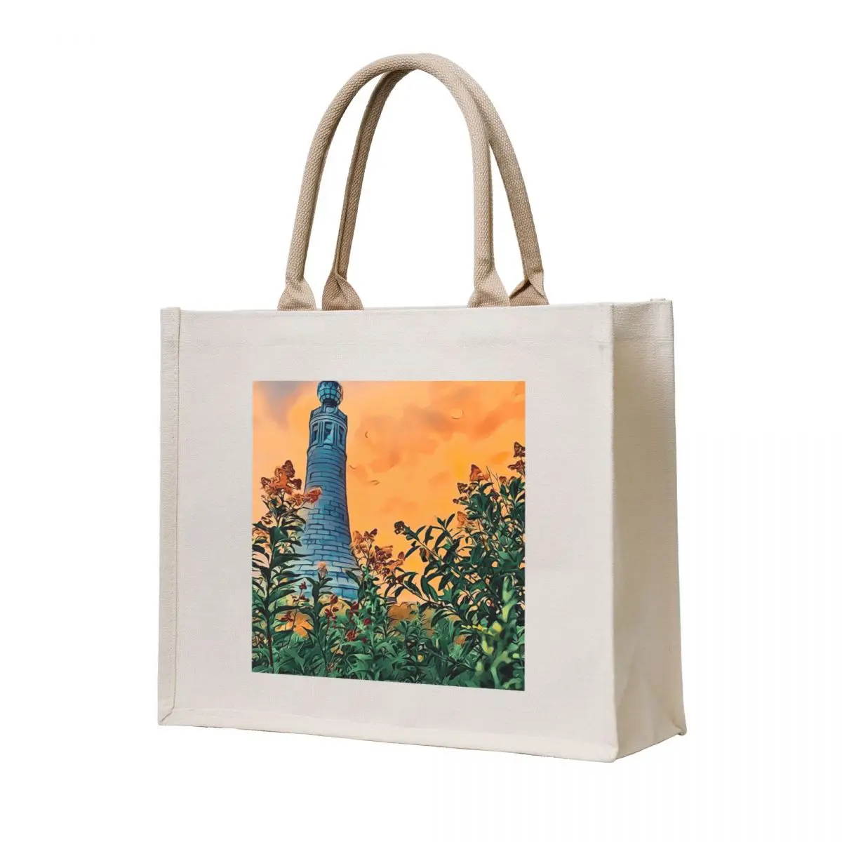

Flower Tower Tote Bag female bag sac pour femme Large bags for women