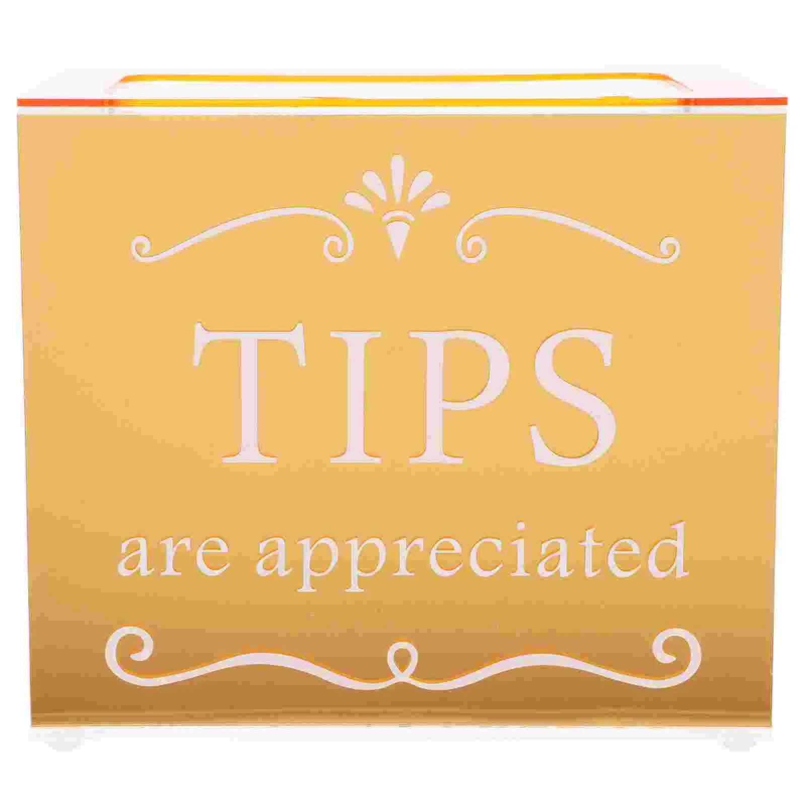 

Tip Box Collecting Bucket Savings Jar for Bartender Money Coin Cute Raffle Bowl