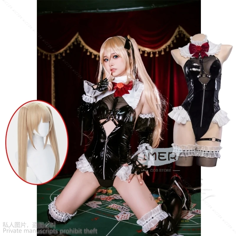 

2024 Anime Game Dead Or Alive Cos Marie Rose Cosplay Costumes Jumpsuit Outfits Halloween Carnival Suit Sexy Lolita Swimwear Wigs