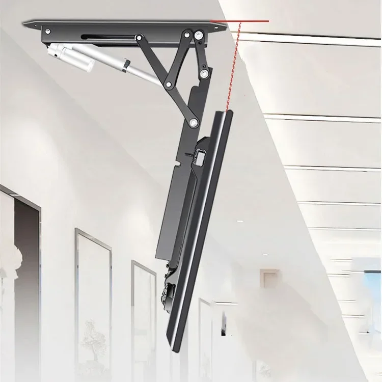 Multi-directional Adjustable Motorized Flip Down Electronic Screen TV Ceiling Mount